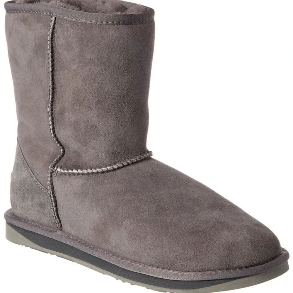 BRAND NEW Australia Luxe Collective Cosy Short Suede Boot/ GRAY